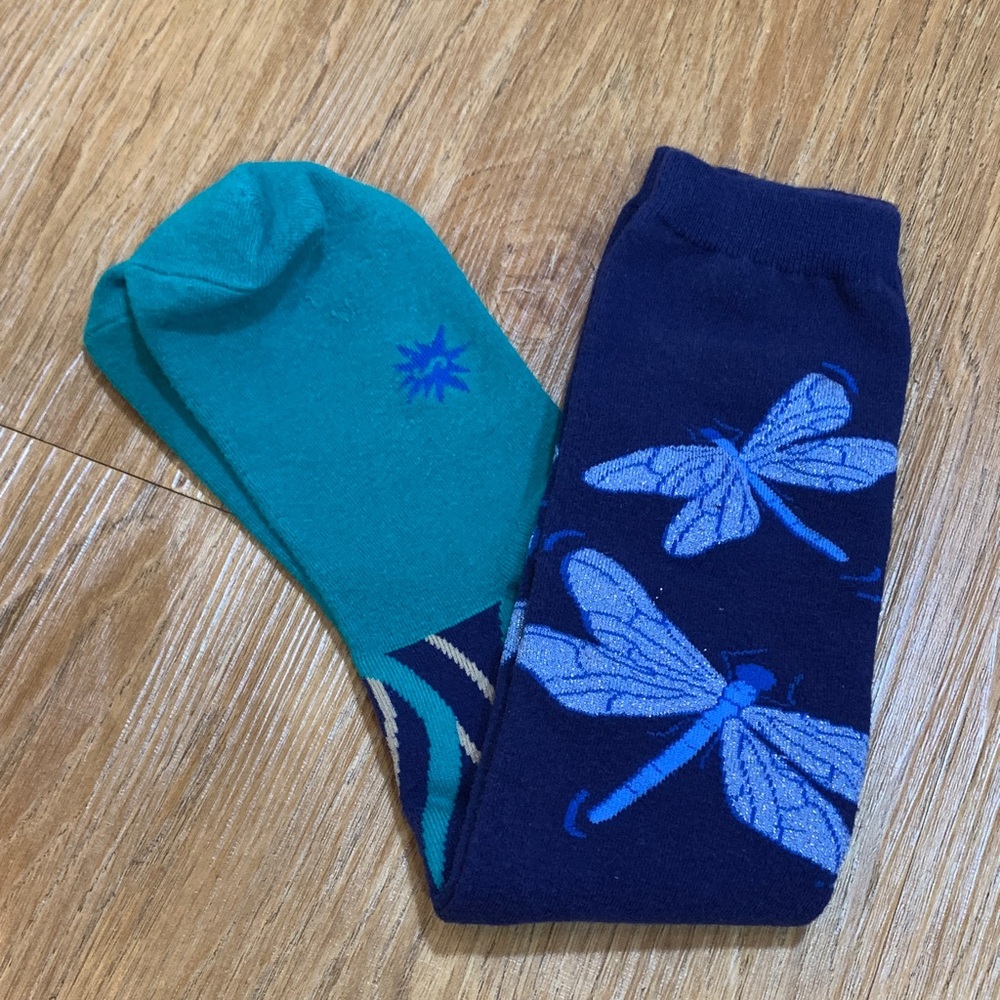 Sock It To Me - Dragonfly by Night Knee High Socks small